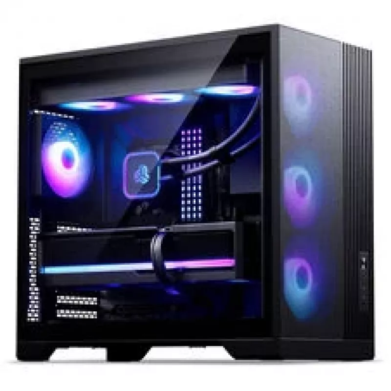 Phanteks XT M5 Midi-Tower kompiuterio korpusas, ATX, tinklinis priekis, grūdintas stiklas, 3x D-RGB ventiliatoriai, juodas