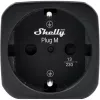 Shelly Plug M Gen3 juodas išmanusis kištukas su energijos stebėjimu, 13A, Wi-Fi ir Bluetooth