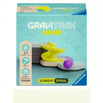 RAVENSBURGER GraviTrax Junior - Element Spirale plėtinio rinkinys - spiralinis takelis nuo 3 metų