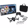 Revell RC Quadrocopter GO! Stunt 2.0 - 2,4 GHz 4 kanalų paruoštas skrydžiui dronas su 6 ašių giroskopu, be galvos režimu, 360° saltais, LED žibintais, 3 greičio lygiais, LiPo baterija, nuo 8 metų