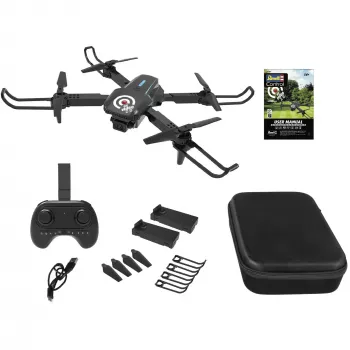 Revell RC Quadrocopter GO! Video 2.0 – paruoštas skrydžiui dronas su kamera ir 2,4 GHz nuotolinio valdymo pultu