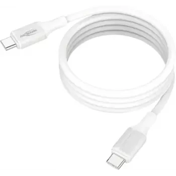 ANSMANN Magnetic USB-C Silicone Cable 1,2 m balta