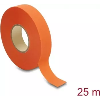 Delock Fabric Tape 25 m x 19 mm plyšimui atspari lipni juosta oranžinė