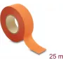 Delock audinio lipni juosta 25 m x 25 mm, plėšoma ranka, savaime lipni, oranžinė