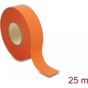 Delock Fabric Tape 25 m x 25 mm neplyšta, lipni juosta, oranžinė