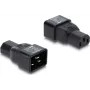 Delock IEC 60320 C20 į C13 maitinimo adapteris, 10 A, 250 V, tiesus, juodas