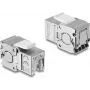 Delock Keystone modulis RJ45 lizdas į LSA Cat.6A ekranuotas, be įrankių, su dulkių dangteliu