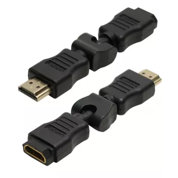 LogiLink HDMI stačiu kampu 270° adapteris, vyriškas į moterišką, 4K 60Hz
