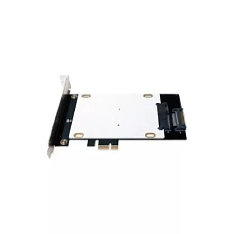 LogiLink PCI Express 3.0 x4 Dual M.2 NVMe SSD ir Dual SATA III hibridinė adapterio kortelė