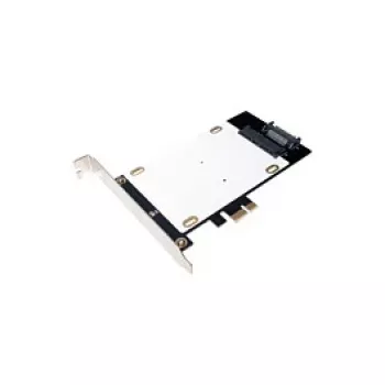LogiLink PCI Express 3.0 x4 Dual M.2 NVMe SSD ir Dual SATA III hibridinė adapterio kortelė