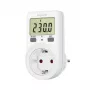 LogiLink energijos sąnaudų matuoklis, 1,5 colio LCD ekranas, vieno tarifo, Schuko kištukas, baltas