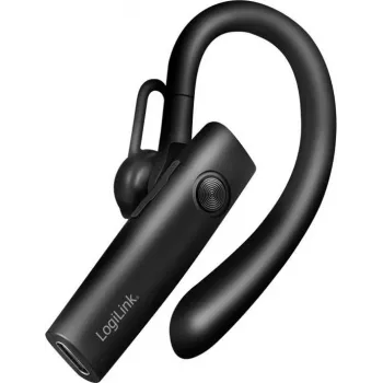 LogiLink BT0078 Ausų segtuko tipo Bluetooth 5.4 ausinės su mikrofonu, juodos