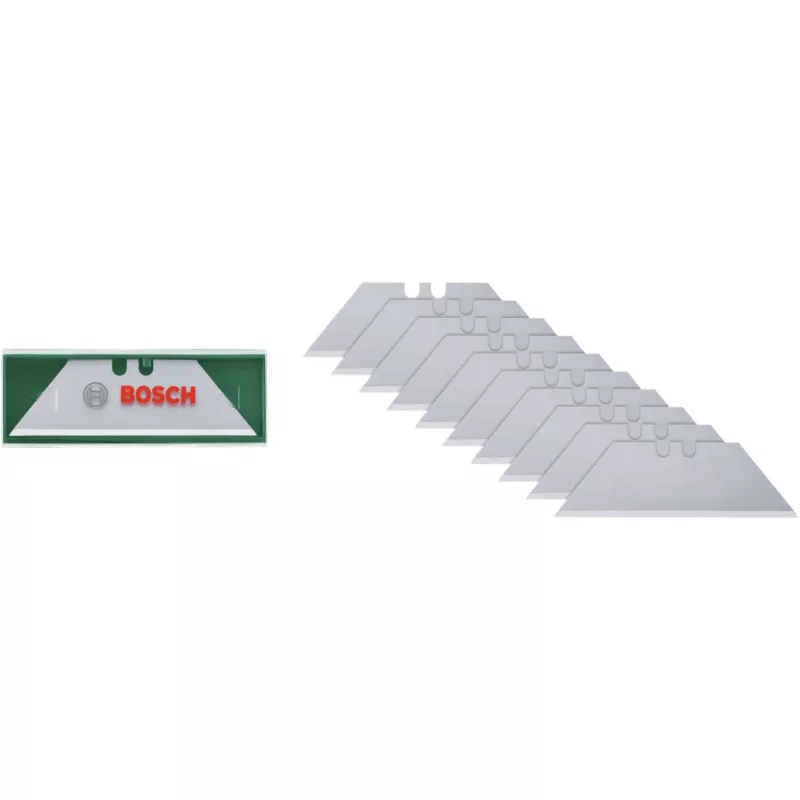 Bosch 1600A032UT trapeciniai peiliukai, 10 vnt. dozatoriaus dėžutėje