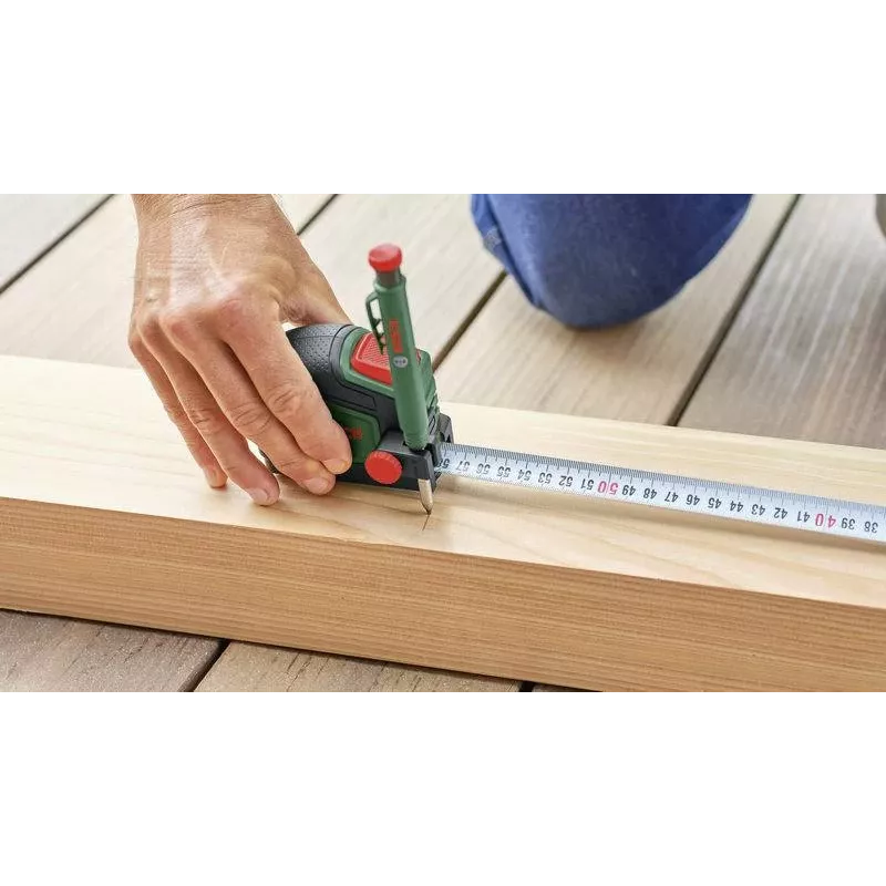 Bosch 1600A03318 5 m matavimo juosta su pieštuko laikikliu (žalia/juoda)