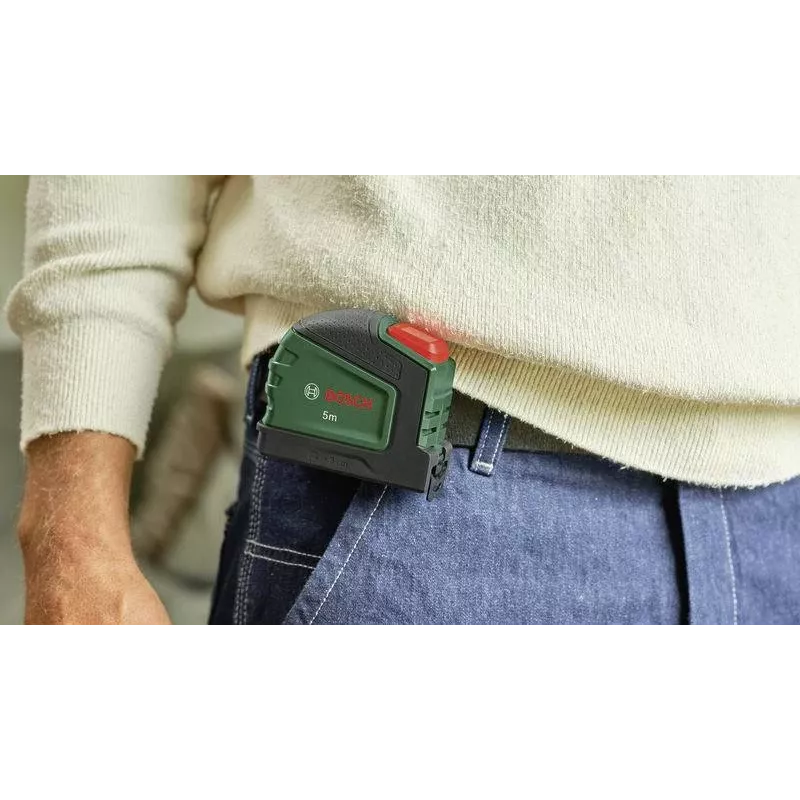 Bosch 1600A03318 5 m matavimo juosta su pieštuko laikikliu (žalia/juoda)