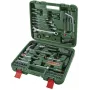 Bosch 73 dalių namų įrankių rinkinys žaliame kietame dėkle