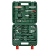 Bosch 73 dalių namų įrankių rinkinys žaliame kietame dėkle