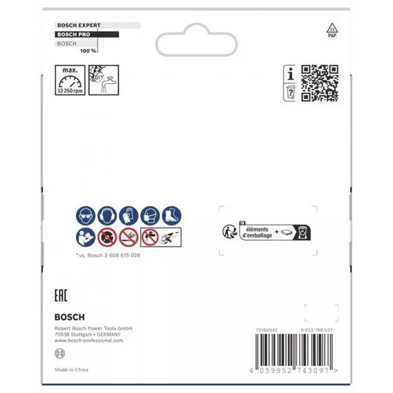 BOSCH POWERTOOLS PRO deimantinis pjovimo diskas X-LOCK MultiMaterial, Ø 125 mm (2 vnt., anga 22,23 mm)