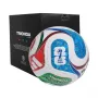 adidas World Cup 26 Trionda League futbolo kamuolys, 5 dydis, baltas/juodas/saulės raudonas JD8045