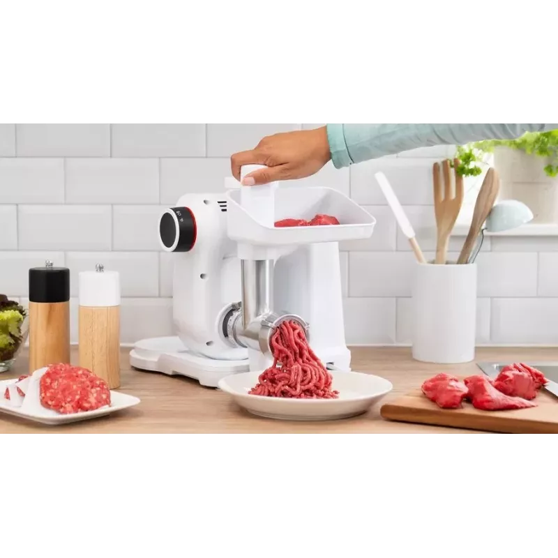 Bosch MUZS2FWW mėsmalės priedas MUM2/MUM5 virtuvės mašinoms - baltas