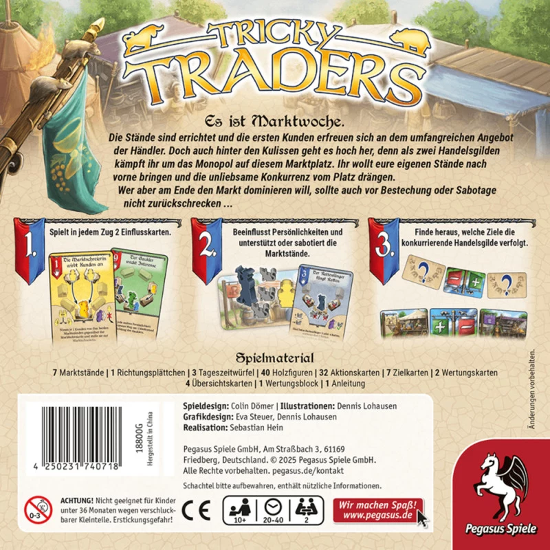 PEGASUS Tricky Traders strateginis stalo žaidimas