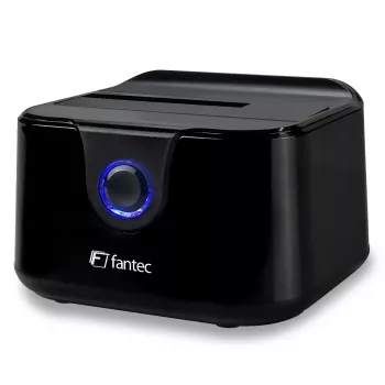 FANTEC DS-X1U3-Glanz USB 3.2 Gen 1 2,5 colio SATA HDD/SSD prijungimo stotelė, blizganti juoda