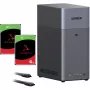 UGREEN DH2300 komplektas su 2x Seagate IronWolf NAS 4TB CMR (juoda)