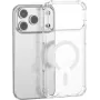 4SMARTS Hybrid Case Ibiza, skirtas Apple iPhone 18 Pro Max / 17 Pro Max, MagSafe – permatomas