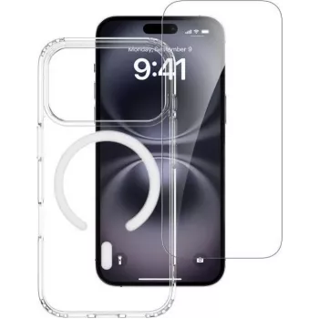 4smarts 360 Premium Protection Set, skirtas Apple iPhone 18 Pro / 17 Pro, MagSafe, skaidrus