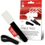 LABEL THE CABLE LTC 2610-10 daugkartiniai kabelių raiščiai su užrašymo vieta, juodi, 10 vnt.