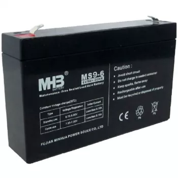 PowerWalker Battery MHB MS9-6 6V 9Ah sandarus švino rūgšties akumuliatorius UPS sistemoms