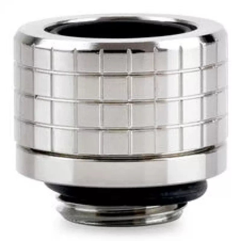 Thermal Grizzly DeltaMate kompresinė jungtis, žalvaris – blizgus nikelis, 14 mm kietiems vamzdeliams, G1/4 inch sriegis