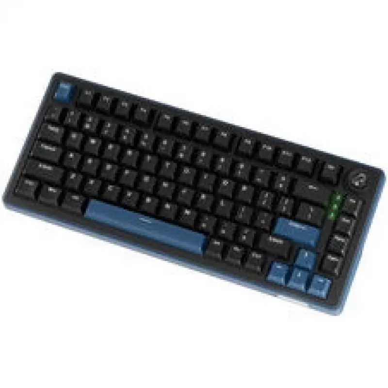 Ducky OK-M 75 žaidimų klaviatūra, 75%, karštai keičiama, RGB, ANSI - KTT Baby Blue jungikliai