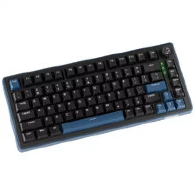 Ducky OK-M 75 žaidimų klaviatūra, 75%, karštai keičiama, RGB, ANSI - KTT Baby Blue jungikliai
