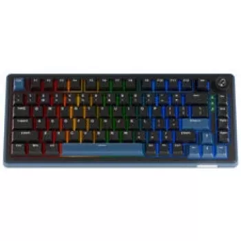 Ducky OK-M 75 žaidimų klaviatūra, 75%, karštai keičiama, RGB, ANSI - KTT Baby Blue jungikliai