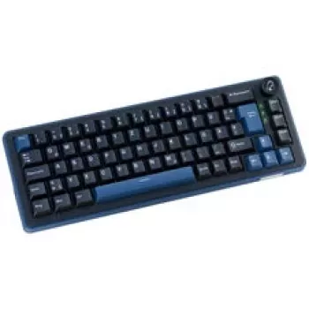 Ducky OK-M 65 mechaninė žaidimų klaviatūra, 65% išdėstymas, karštai keičiami KTT linijiniai jungikliai, per klavišą RGB, ISO, PBT dvigubo liejimo klavišai, laidinė USB-C, juoda