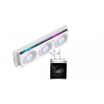 ASUS ROG Strix SLC IV 360 ARGB LCD White Edition 360 mm All-in-One skysčio aušintuvas procesoriui