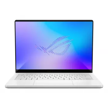ASUS ROG Zephyrus G14 GU405AW-SY017W Copilot+ PC žaidimų nešiojamas kompiuteris, 14 colių 3K OLED 120Hz, Intel Core Ultra 9 386H, 32GB LPDDR5x, 1TB SSD, GeForce RTX 5080 16GB, Windows 11 Home, vokiška QWERTZ klaviatūra