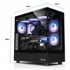 Thermaltake FTW V270 žaidimų kompiuteris (Intel Core i7-15700K, RTX 5070 Ti, 32GB DDR5, 2TB NVMe, Windows 11 Home, juodos spalvos)