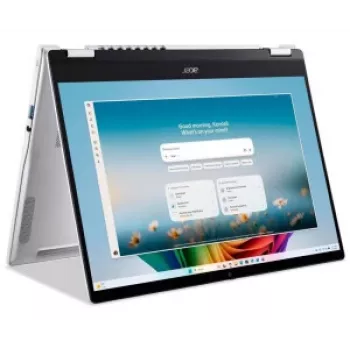 Acer Swift Spin 14 AI SFSP14-I51T-59E2 2-in-1 nešiojamas kompiuteris, 14 colių WUXGA IPS jutiklinis 120Hz, Intel Core Ultra 5 325, 16GB DDR5, 512GB SSD, Windows 11 Home, vokiška QWERTZ klaviatūra