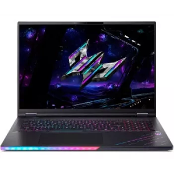 Acer Predator Helios 18 AI PH18-I71-9939 žaidimų nešiojamasis kompiuteris, 18 colių WQXGA 240Hz, Intel Core Ultra 9 290HX Plus, 32GB DDR5, 1TB SSD, NVIDIA GeForce RTX 5090 16GB, Windows 11 Home, Abyssal Black