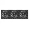Lian Li UNI FAN TL FLEX Wireless ARGB Reverse Blade 120mm ventiliatorių rinkinys (3 vnt.) su valdikliu, juodos spalvos