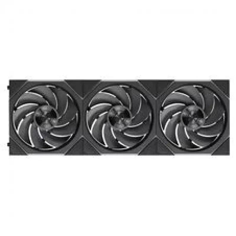 Lian Li UNI FAN TL FLEX Wireless ARGB Reverse Blade 120mm ventiliatorių rinkinys (3 vnt.) su valdikliu, juodos spalvos