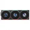 Lian Li UNI FAN TL LCD FLEX Wireless 120 mm ARGB LCD ventiliatorius - juodas, 3 vnt. komplektas su valdikliu