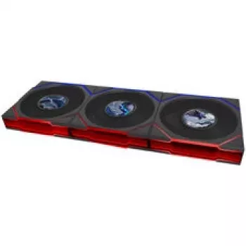 Lian Li UNI FAN TL LCD FLEX Wireless ARGB Reverse Blade 120 mm ventiliatorius 3 vnt. su valdikliu, juodas
