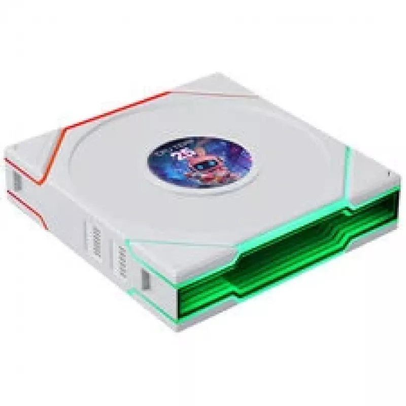 Lian Li UNI FAN TL120 LCD FLEX Wireless ARGB Reverse 3 rinkinys, baltas, 120 mm korpuso ventiliatorius