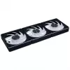 Lian Li UNI FAN CL FLEX Wireless PWM ARGB 120mm korpuso ventiliatorius, juodas, 3 vnt. komplektas su valdikliu
