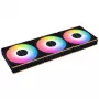 Lian Li UNI FAN CL FLEX Wireless PWM ARGB 120mm korpuso ventiliatorius, juodas, 3 vnt. komplektas su valdikliu