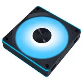 Lian Li UNI FAN CL FLEX Wireless ARGB Reverse Blade 120mm PWM ventiliatorių rinkinys (3 vnt.) su valdikliu, juodos spalvos