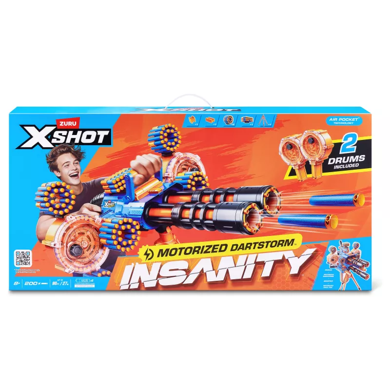 Zuru X-Shot Insanity Series 1 Motorized Dartstorm Blaster